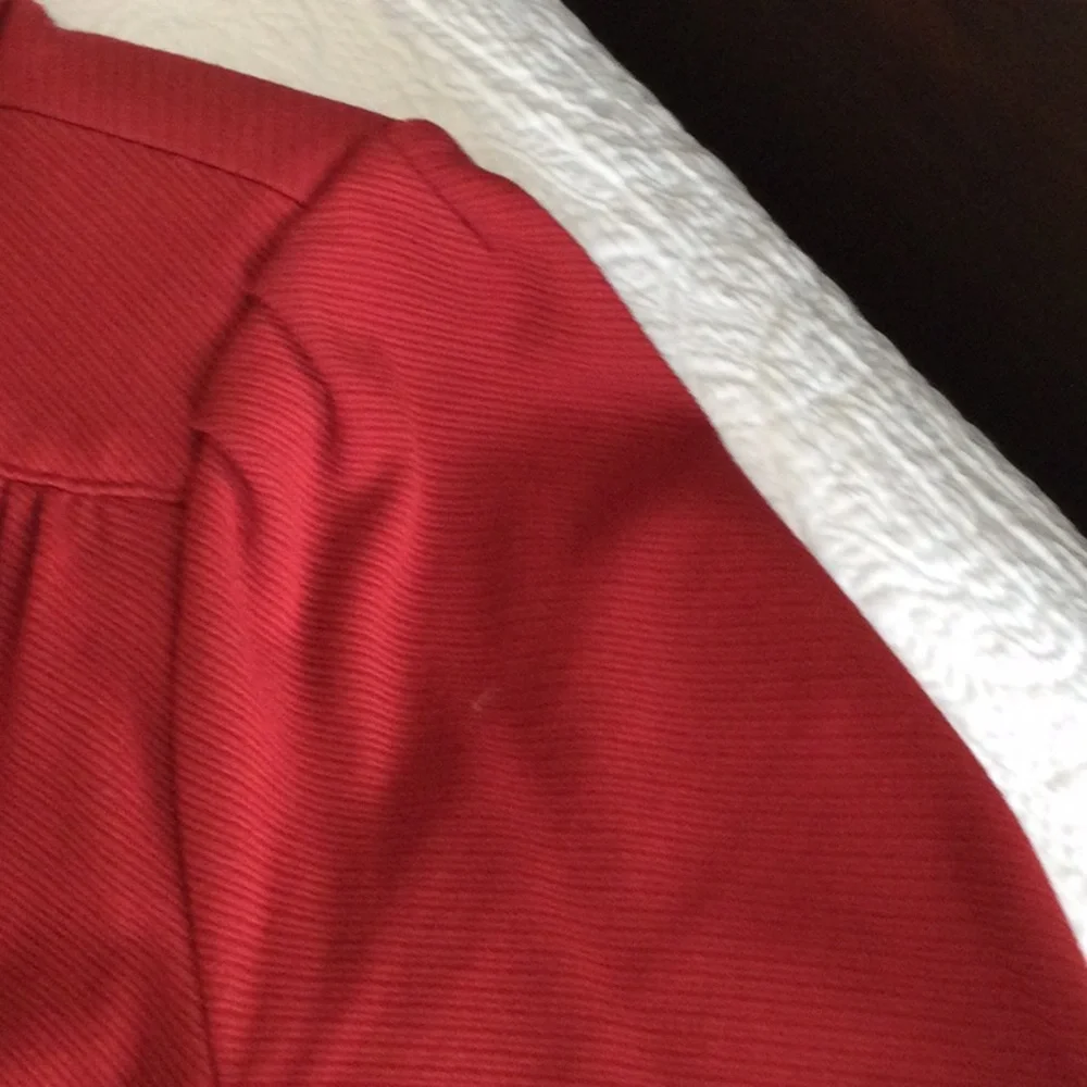 Red/Rust Button-Up Blazer - Picture 3 of 9